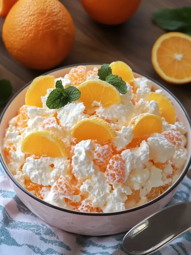 Dreamy Orange Creamsicle Fluff Salad for Summer Fun 4 Orange Creamsicle Fluff Salad