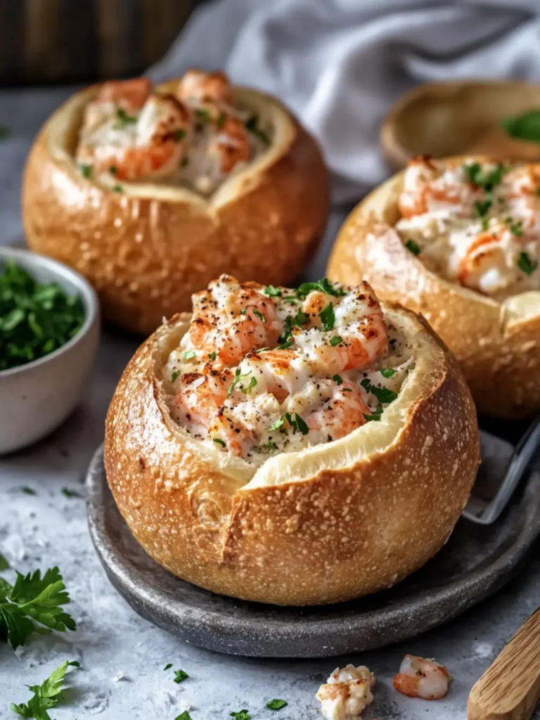 Irresistible Stuffed Seafood Bread Bowls for Cozy Nights 4 Stuffed Seafood Bread Bowls