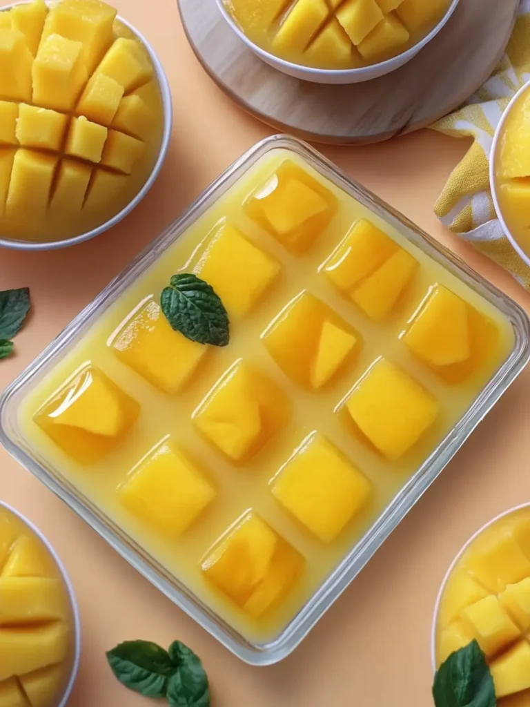 Delicious Budget Mango Jelly Dessert Ready in Just 5 Steps 4 Budget Mango Jelly Dessert