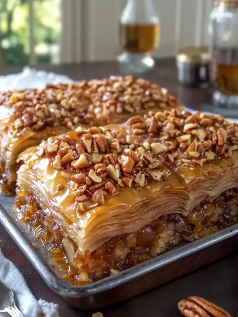 Sticky Pecan Baklava: Sweet Indulgence You Can Make at Home 2 Sticky Pecan Baklava