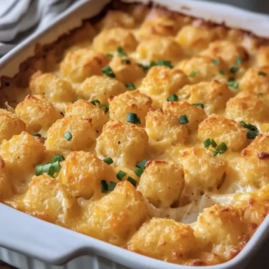 Cheesy Chicken Tot Pie: The Ultimate Comfort Food Casserole 15 Chicken Tot Pie (Cheesy Chicken Tater Tot Casserole)