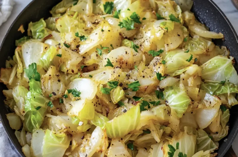 Skillet Cabbage with Onions