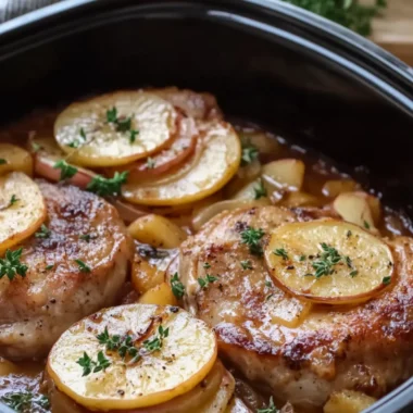 Slow Cooker Apple Onion Pork Chops That Steal the Show 15 Slow Cooker Apple Onion Pork Chops