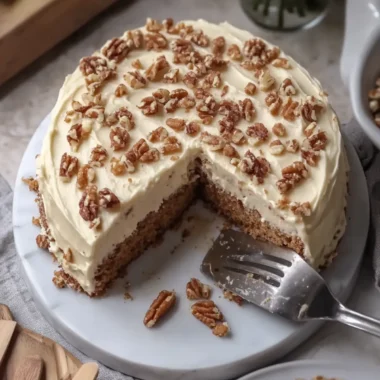 Decadent Carrot Cake with Brown Butter Cream Cheese Delight