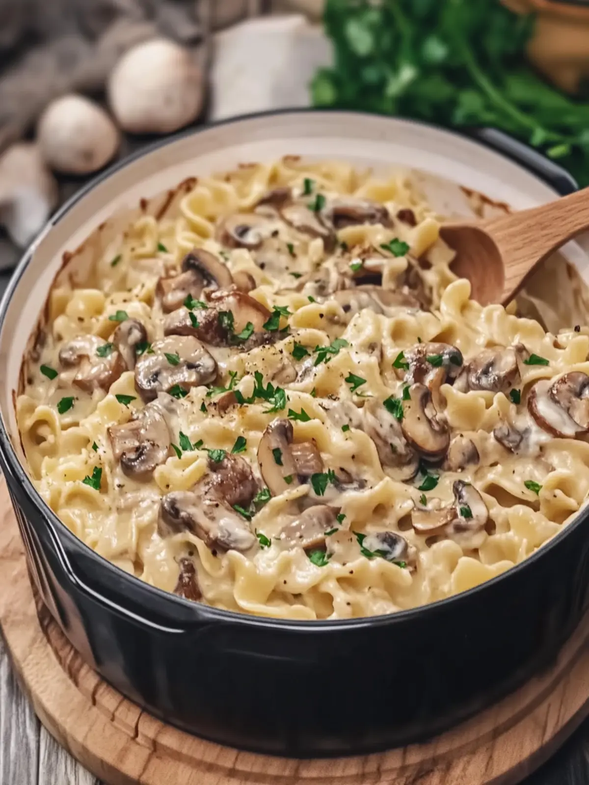 Creamy Mushroom Egg Noodle Casserole You'll Crave Again! 5 Creamy Mushroom Egg Noodle Casserole
