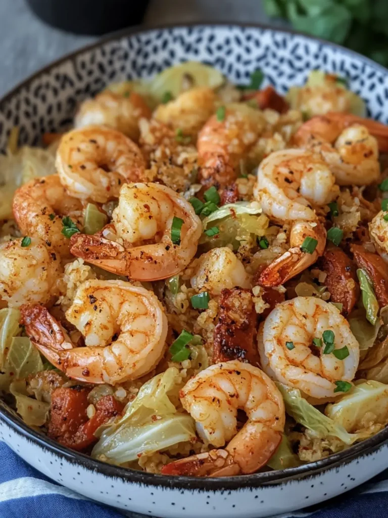 Cajun Cabbage Shrimp Stir-Fry for a Flavorful Night In 3 Cajun Cabbage Shrimp