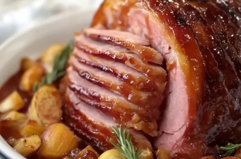 Slow Cooker Coca-Cola Glazed Ham