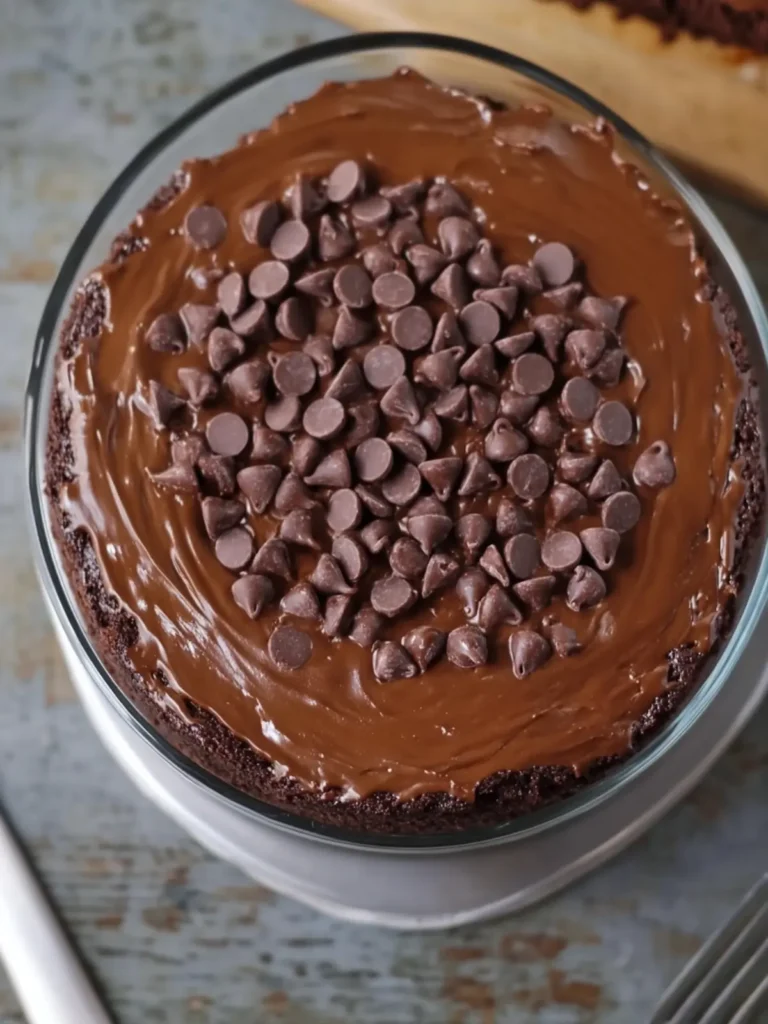 Decadent Chocolate Chocolate Chip Cake You Can't Resist 2 Chocolate Chocolate Chip Cake