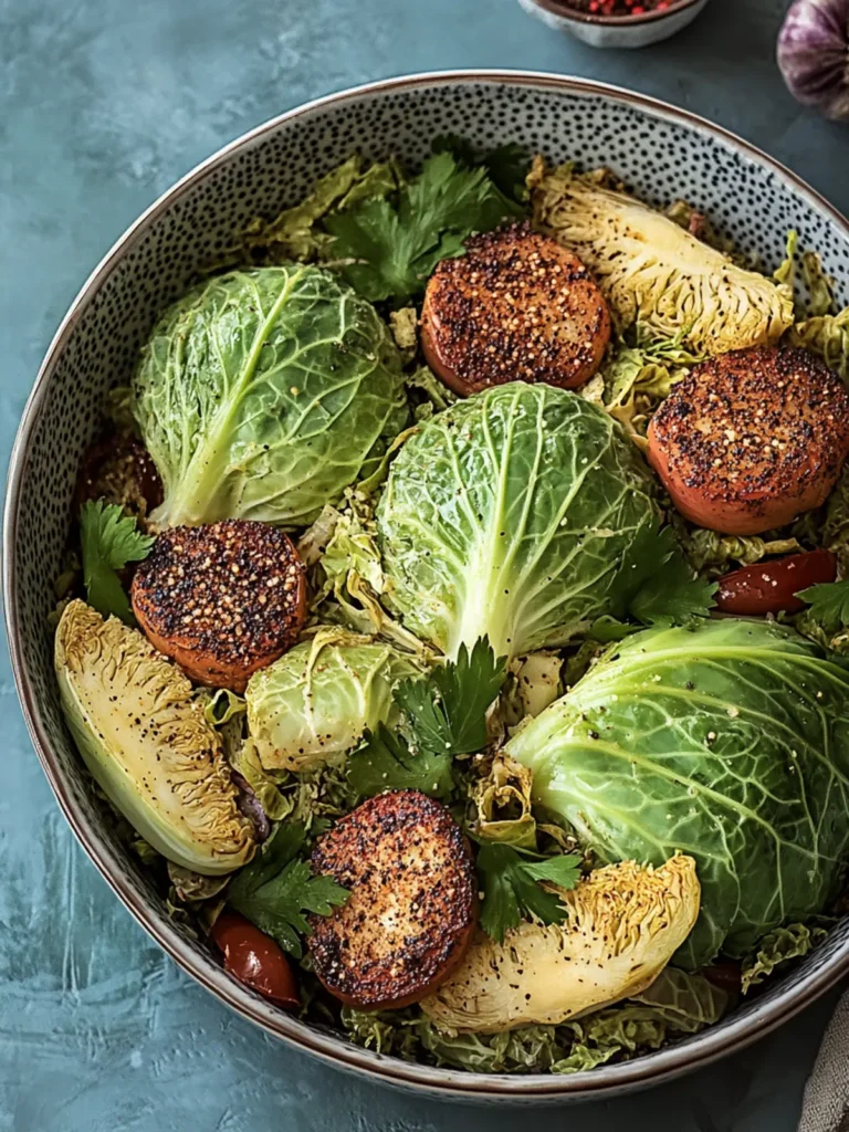 Cajun Cabbage with Shrimp and Sausage for Flavor Lovers 4 Cajun Cabbage