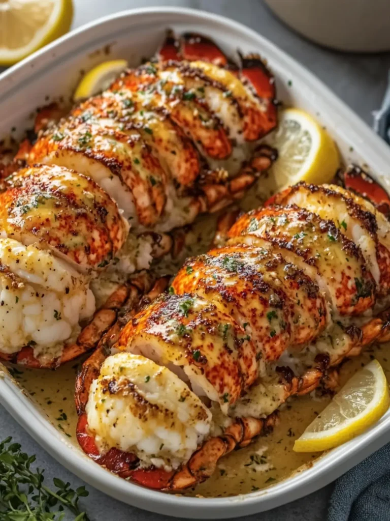 Lemon Garlic Butter Seafood Lobster Tails: A Gourmet Delight 4 Lemon Garlic Butter Seafood Lobster Tails