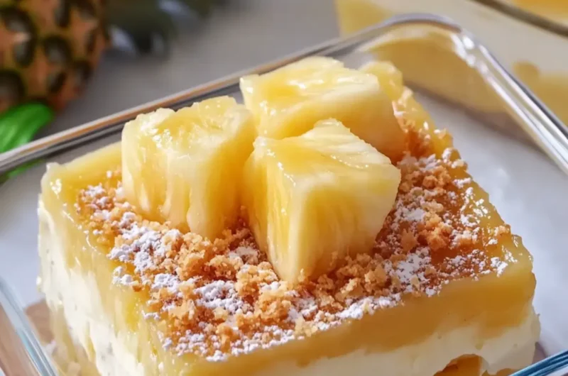 No-Bake Pineapple Cream Dessert