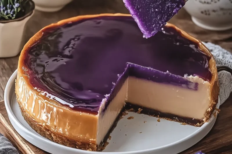 Ube Biko Flan