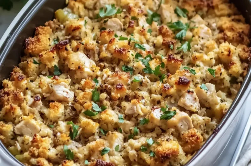 Dump and Go Chicken and Stuffing