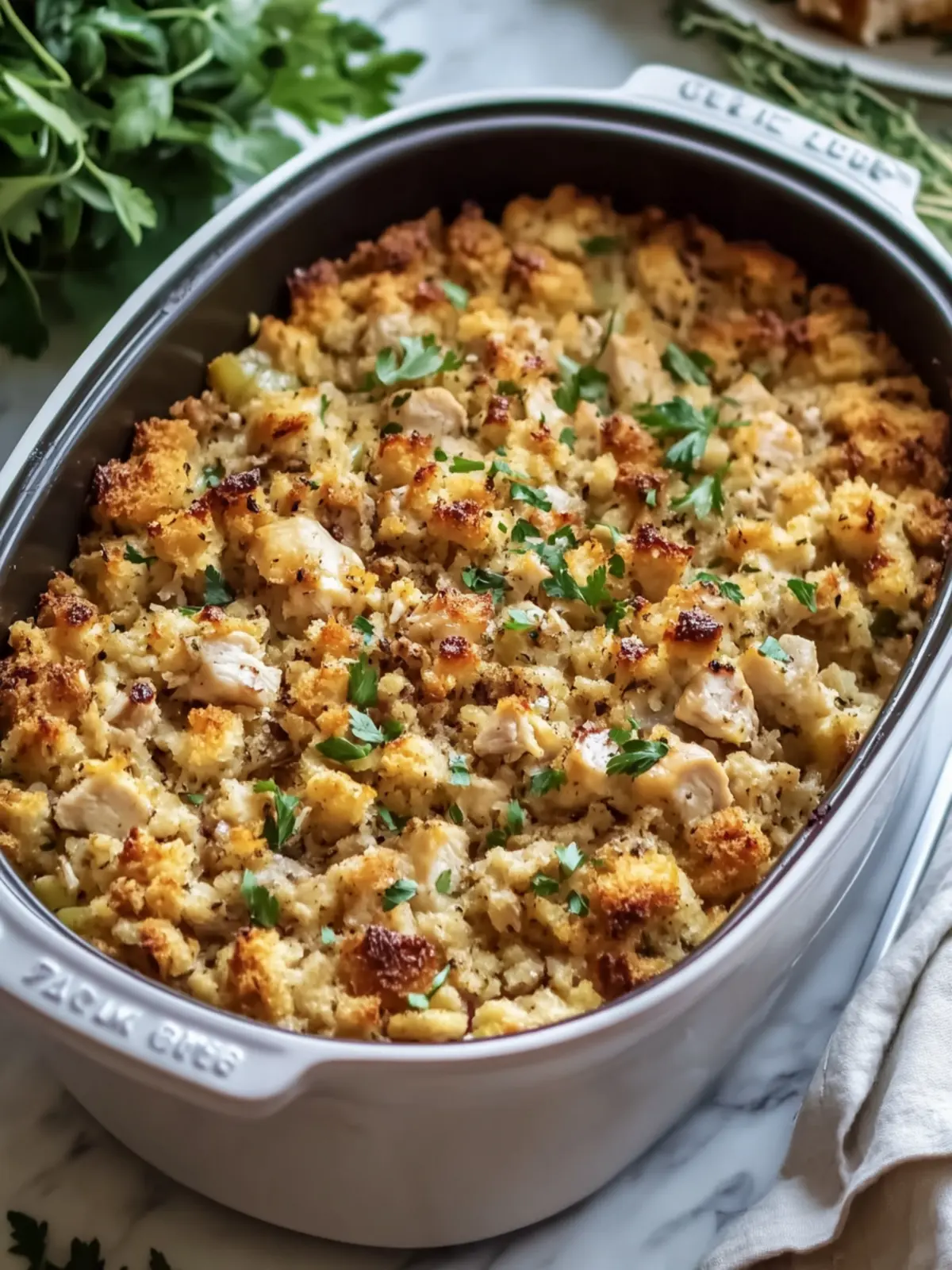 Dump and Go Chicken and Stuffing Casserole for Busy Nights 5 Dump and Go Chicken and Stuffing
