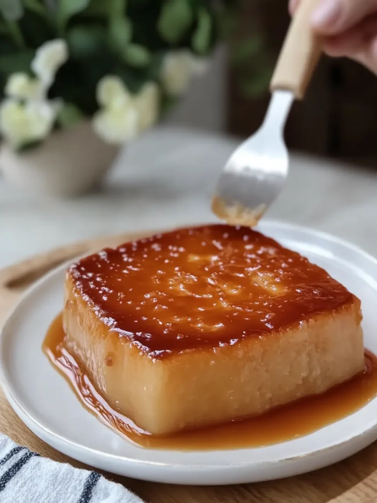 Irresistible Glutinous Rice Flan: Your New Sweet Obsession 2 Glutinous Rice Flan (Sticky Rice Leche Flan)