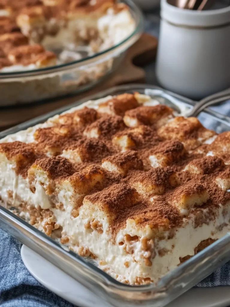 Cinnamon Cheesecake Casserole that Steals the Show! 4 Cinnamon Cheesecake Casserole