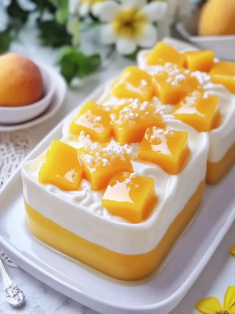 Indulge in Creamy Mango Jelly Dessert Bliss at Home 3 Creamy Mango Jelly Dessert