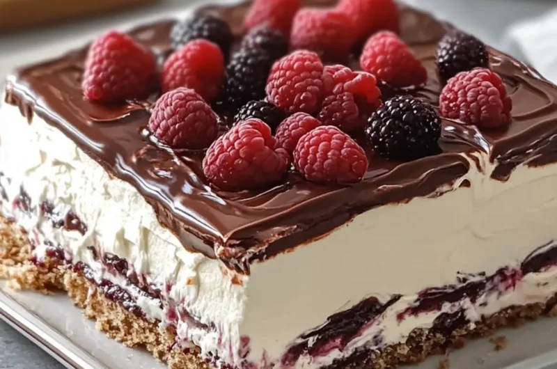 No-Bake Nutella Berry Icebox Cake