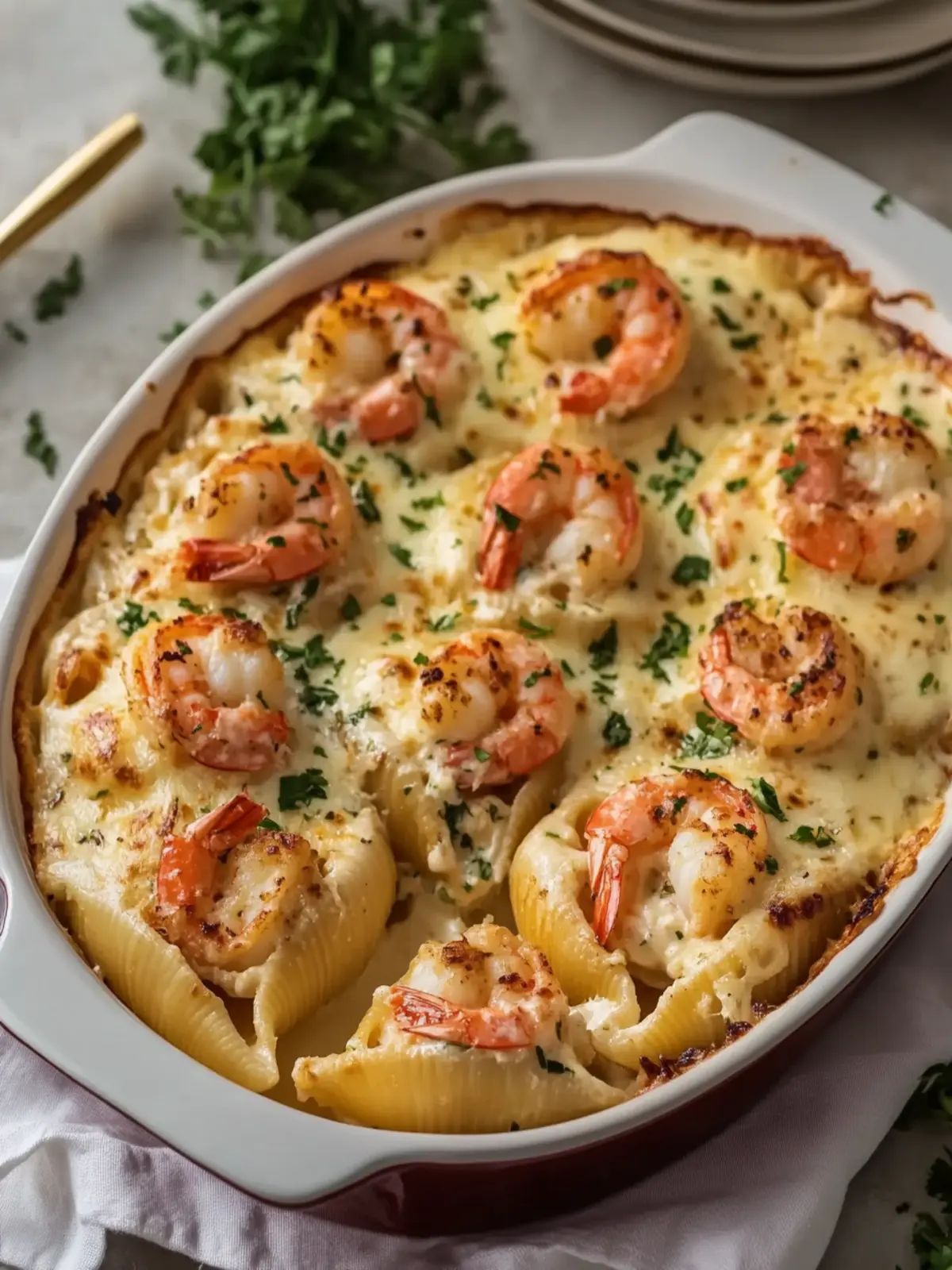 Indulge in Creamy Seafood Stuffed Shells with Garlic Shrimp 5 Creamy Seafood Stuffed Shells with Garlic Shrimp